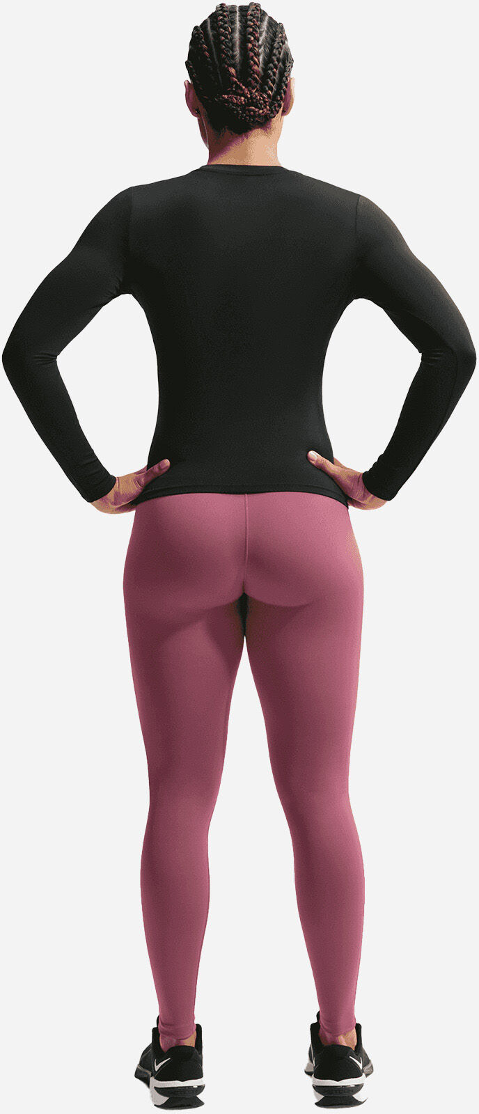 Nike One High Rise W - Leggings - Donna - Rosa M