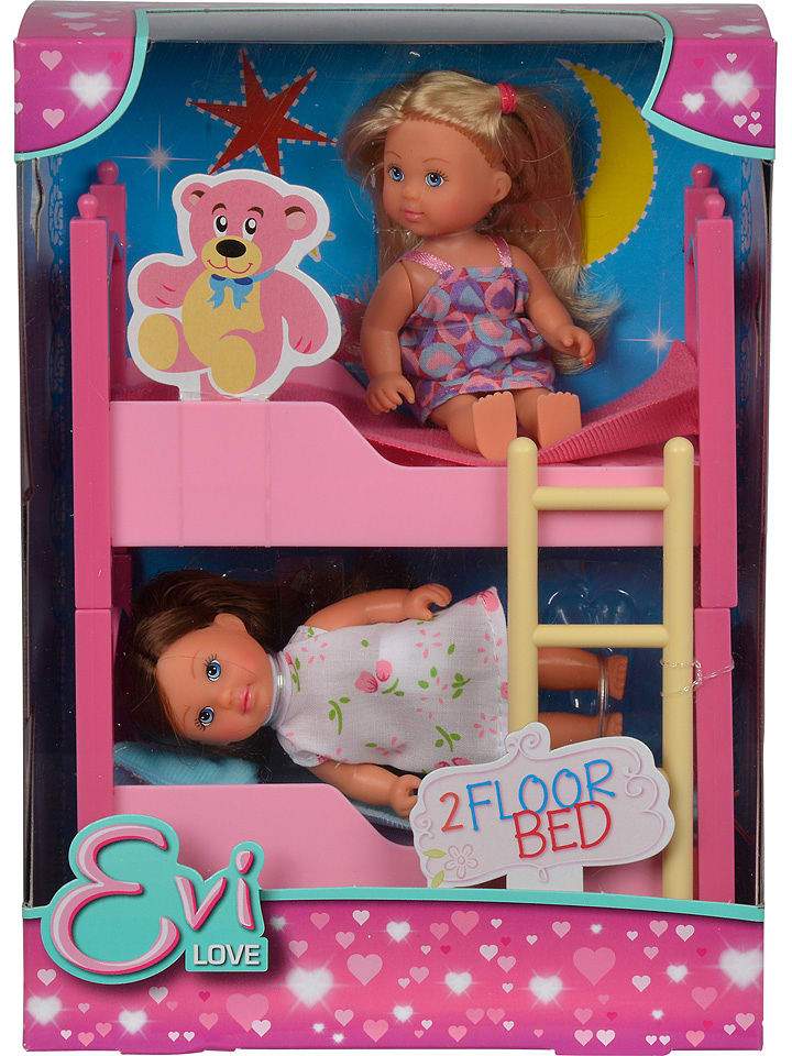 Simba Puppe "Evi - Floor Bed" mit Zubehör - ab 3 Jahren - onesize