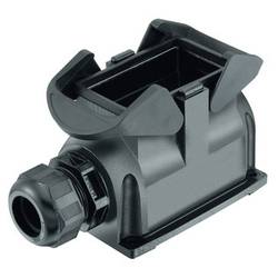 HARTING Han ECO Mod. 10 Sockelgehäuse ohne Kabelverschraubung, 2xM32 seitlicher Kabelabgang, mit 2 Querbügeln - 1 Stück 19411100232