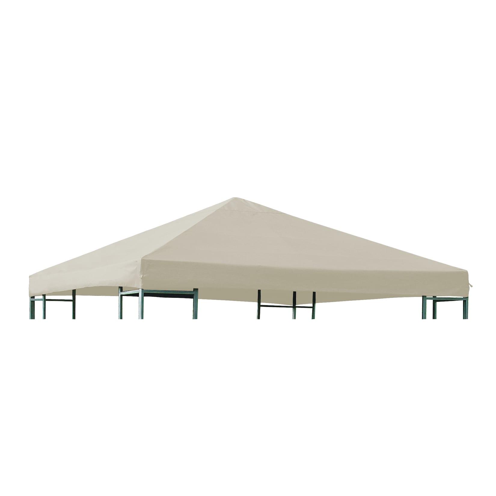 Ersatzdach für Metall- und Alupavillon 3x3 Meter ecru, wasserdicht PVC-beschichtet