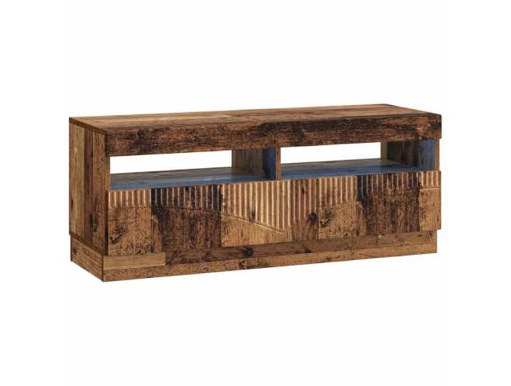 TV-Möbel aus Holz, Farbe Holz, modernes Design Um 90 ° drehbare Tür mit Scharnier, Montage erforderlich, Montage erforderlich, Gewicht 18,6 kg