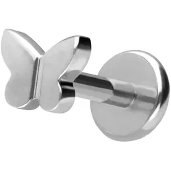 Titan Labret mit Push Fit SCHMETTERLING