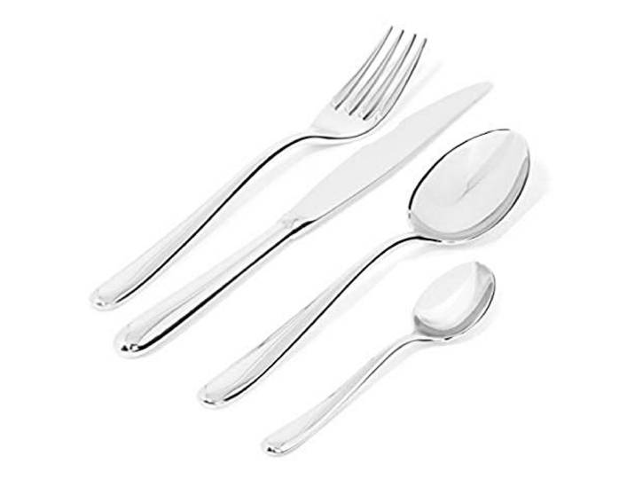 Alessi LCD01S24R Caccia Besteckgarnitur 24 teilig, Edelstahl, glänzend poliert