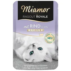 Miamor Ragout Royale in Jelly Kitten Rind 22x100 g