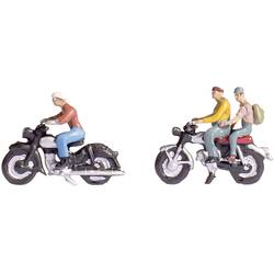 NOCH H0 Motorradfahrer Bemalt, Stehend 15904