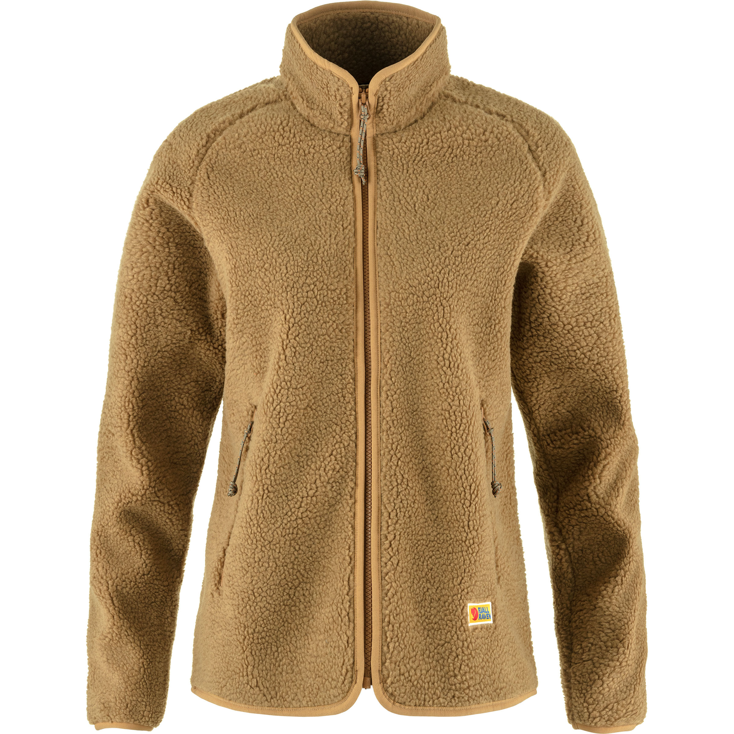 Fjällräven Vardag Pile Fleece Damen Fleecejacke braun Größe M Camping Widerstandsfähig