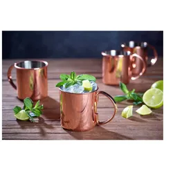 Moscow Mule Becher Set 4tlg, 480 ml, kupfer