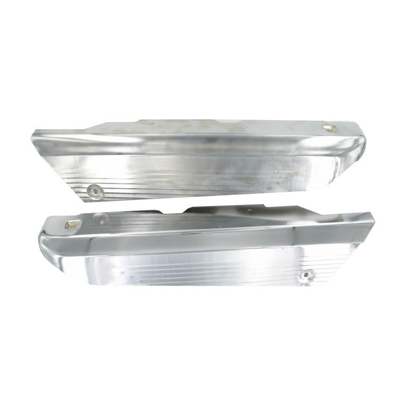 1Tek Origine Paire de cache carter acier chromé Peugeot 103 HP / TSM / TSMR