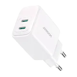 JOYROOM JR-TCF12 USB C Ladegerät – USB C Netzladegerät 2 Ports Schnellladegerät USB C für mehrere Geräte