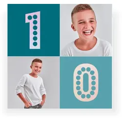 Kinder Geburtstagseinladungen im Design "Glänzende Aussicht" - Musterkarte