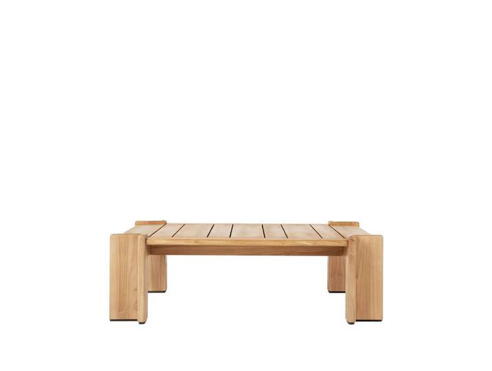 GUBI Table basse Atmosfera 113x110 cm Teck