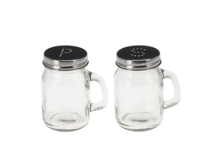 Salz- und Pfefferstreuer aus Glas 2er Set