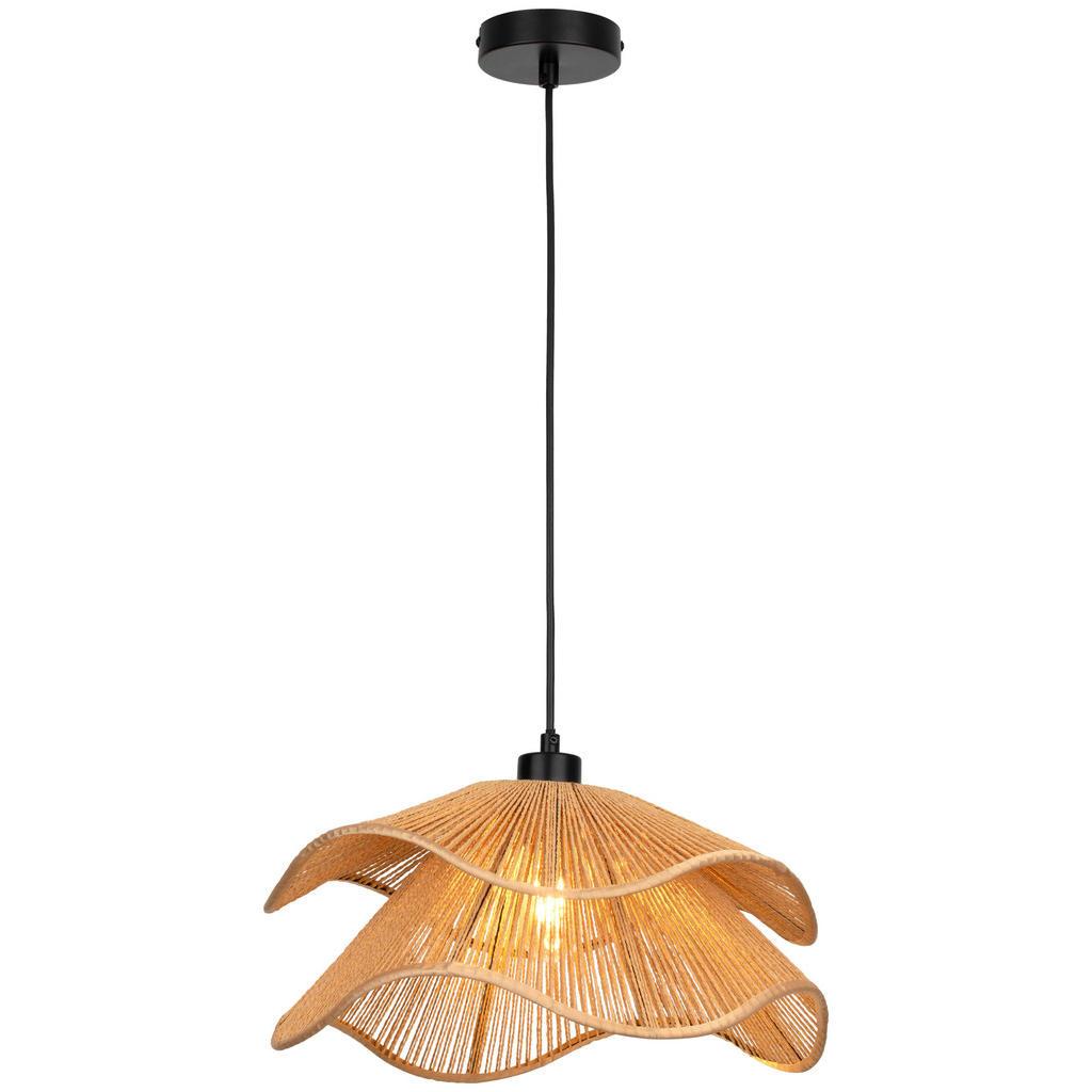 Collett's Monde Hängeleuchte , Hellbraun , Metall, Papier , Kreise , Blume , 120 cm , RoHS, CE , Lampen & Leuchten, Innenbeleuchtung, Hängelampen, Pendelleuchte
