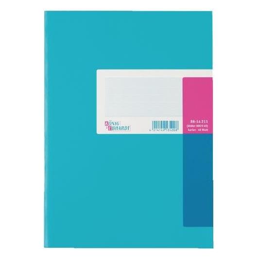König & Ebhardt Geschäftsbuch, hochglanzlackierter Karton, kariert, A4 (A4, Kariert, Harter Einband) (8614211)