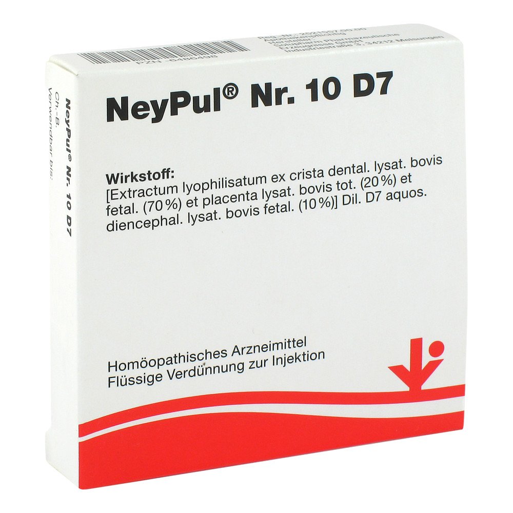 vitOrgan Arzneimittel GmbH Neypul Nummer 10 D7 Ampullen 06486498