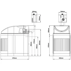 SYR Enthärtungsanlage LEX PLUS 10 Connect Set 5 x 25 kg Salz