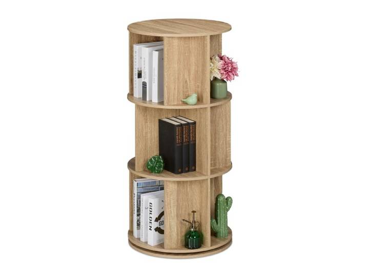 Relaxdays Boekenkast roterend
