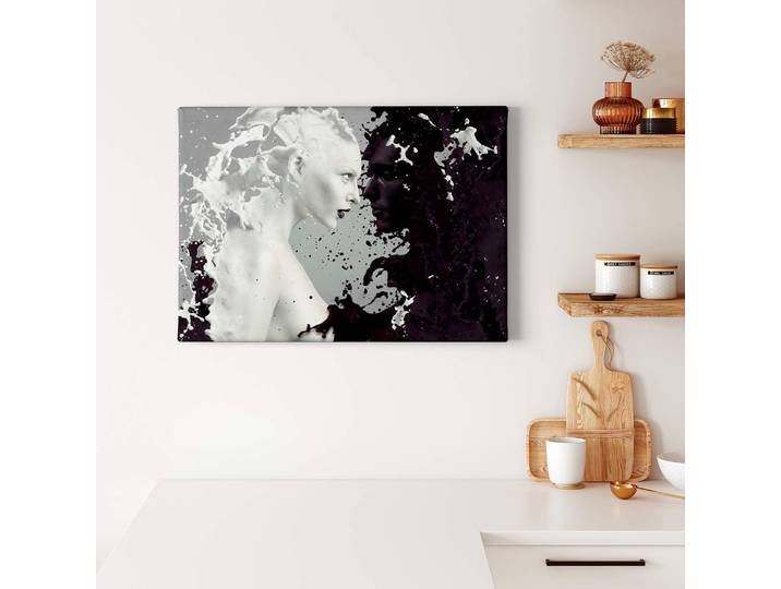 Impression sur toile Milk And Coffee Polyester PVC / Épicéa Blanc 70 x 50cm