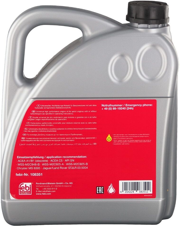 FEBI BILSTEIN 108351 Engine oil