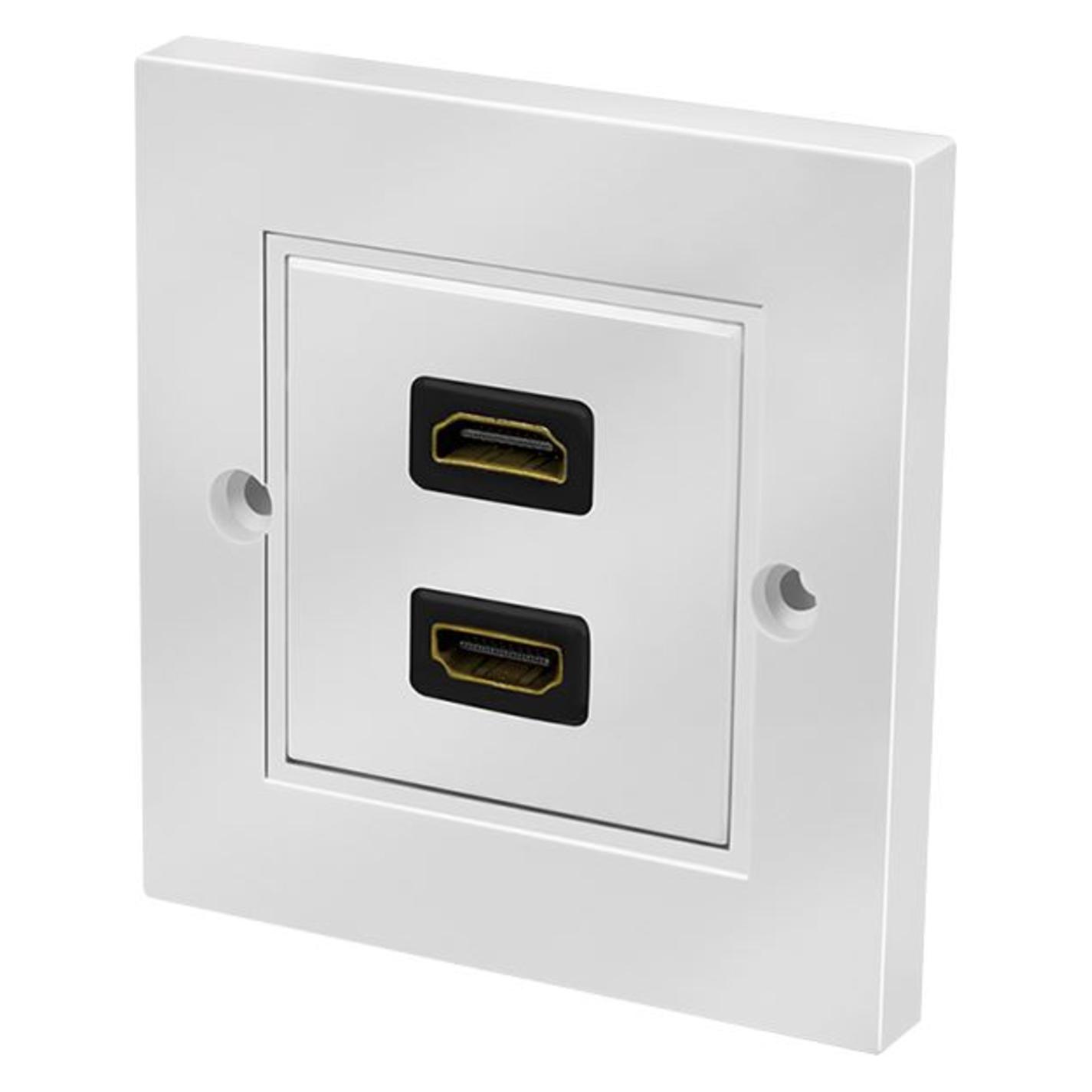 LogiLink Anschlussdose, 2x HDMI Kupplung (AH0018)