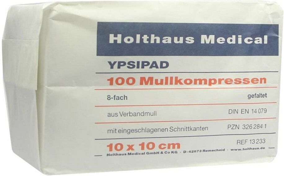 Mullkompressen Ypsipad 10x10 cm unsteril 8fach