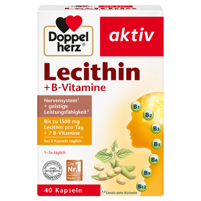 Queisser Pharma GmbH & Co. KG DOPPELHERZ Lecithin+B-Vitamine Kapseln 41,6 g 00329119