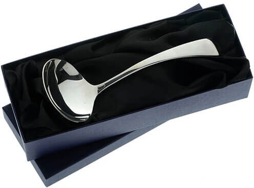 Arthur Price of England Early English Sovereign Silver Plate Sauce Ladle