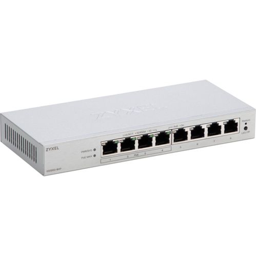 Zyxel GS1200-8HPV3 8-Port Gigabit PoE+ Web