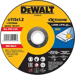 DEWALT EXTREME Trennscheibe Inox ø 115mm - DT43903-QZ