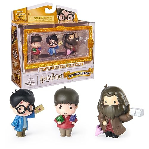 Wizarding World Spin Master Micro Magical Moments Harry Potter figuurset met Harry, Hagrid en Dudley