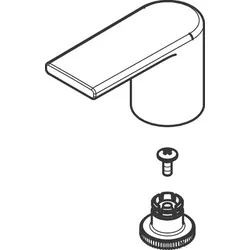 Hansgrohe Vernis Griff MSW Warmwasserseite 93702670