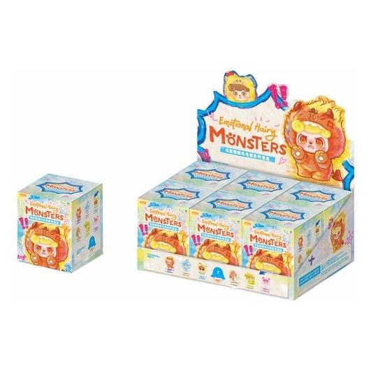 Jotoys QKid: Emotional Hairy Monsters Series Blind Box - 1 Stück, assortiert (9.12 cm) (60452393)