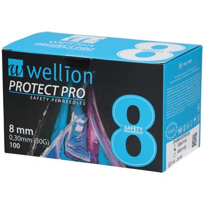 Wellion Protect PRO Sicherh.Pen-Nadeln 30 G 8 mm 100 St Kanüle