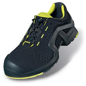 Uvex Sicherheitsschuhe 1 x-tended support, ESD, S1PL, Halbschuhe, Kunststoffkappe, Mikrovelours, Gr. 39