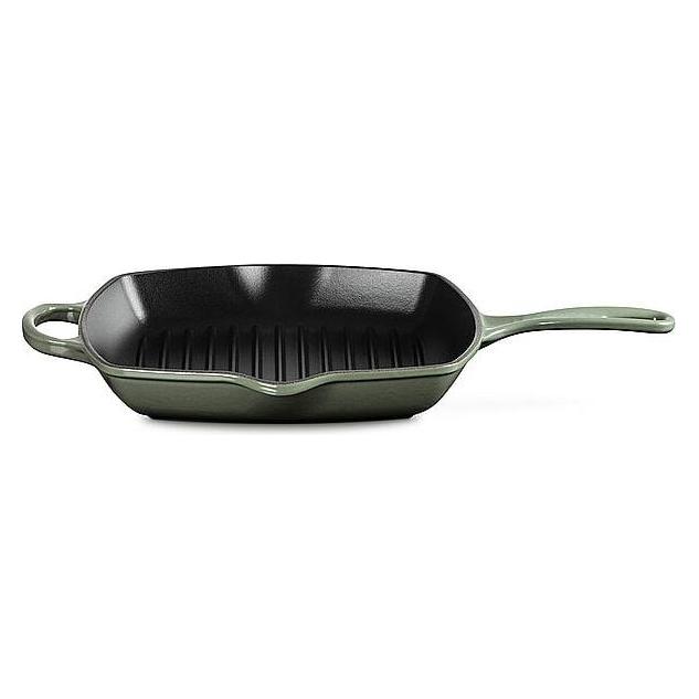 Le Creuset Grillpfanne SIGNATURE dunkelgrün (Grillpfanne, Gusseisen, 26 x 5.30 cm) (20183261730422)