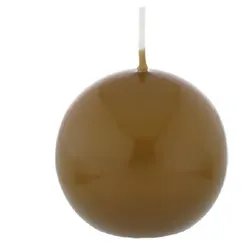 Kopschitz Kerzen Kugelkerzen Haselnuss, Ø 80 mm, 6 Stück, dt. Kerzen in RAL Kerzenqualität, Kein rußen und tropfen