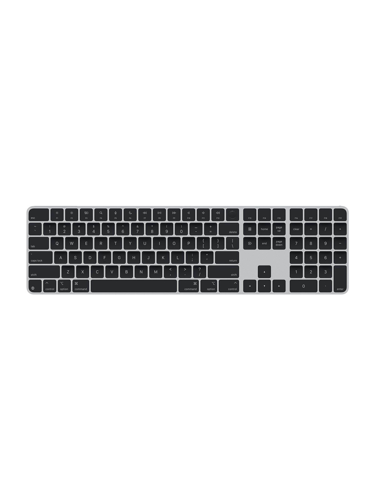 Apple Magic Keyboard with Touch ID and Numeric Keypad - Tastatur - Englisch (US) - Schwarz
