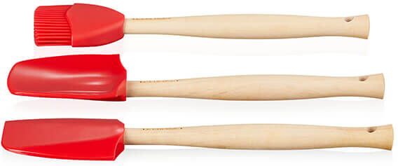 Le Creuset Cerise Craft 3-Piece Utensil Set