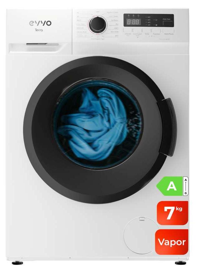 EVVO Terra, Frontlader, 7 kg, B, 76 dB, 1200 RPM, A
