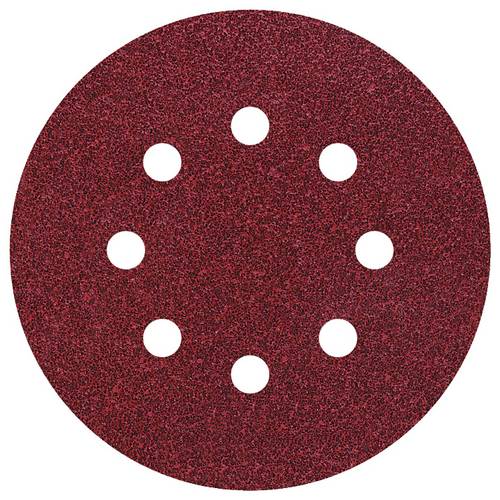 Wolfcraft 2069100 Exzenterschleifpapier mit Klett, gelocht Körnung (num) 40 (Ø) 125mm 25St.