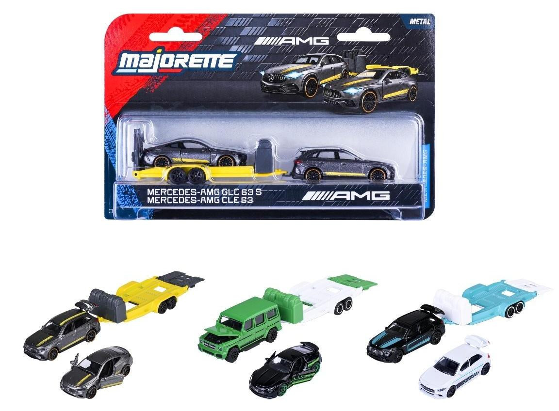 Majorette Mercedes-AMG Deluxe Aanhaakwagen voertuigset meerkleurig