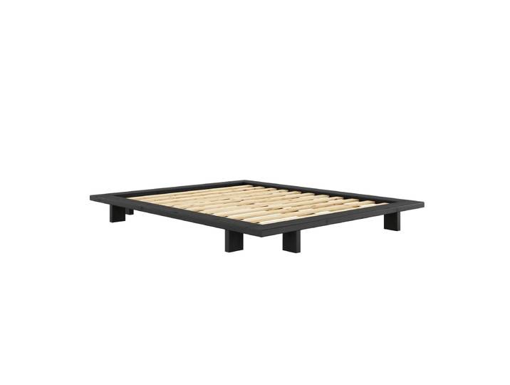 Karup - Japan Bett 160 x 200 cm, Kiefer black night