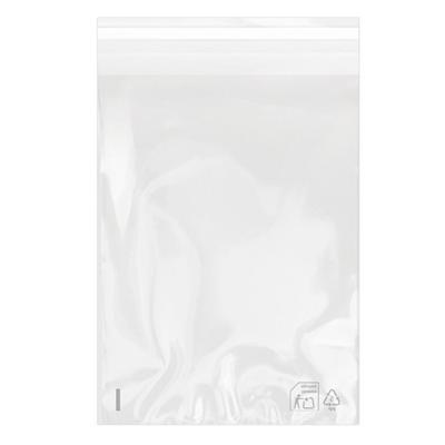 MONOUSO - Flachbeutel BOPP mit Falte Klebstoff 18x25cm G160 (1.000 Stück)