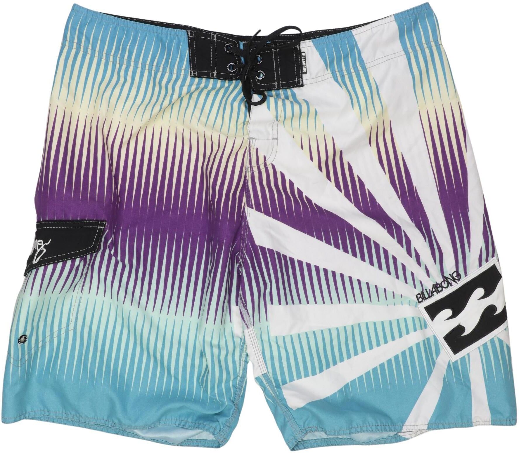 Billabong Herren Shorts, Mehrfarbig, Gr. W36, kein / Etikett - Second Hand