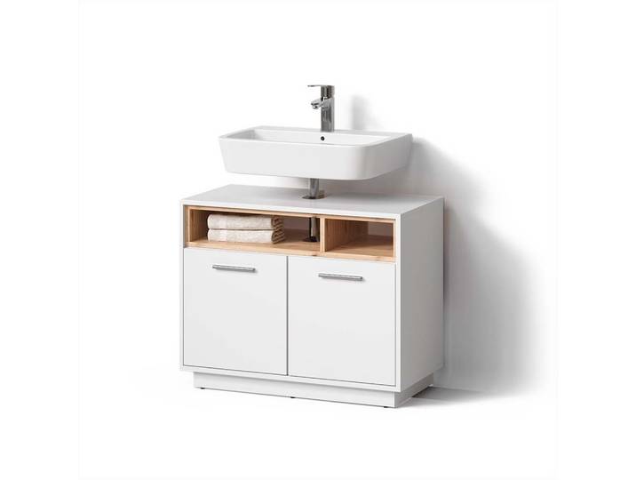WASCHBECKENUNTERSCHRANK Temo Weiß 80 x 64 cm