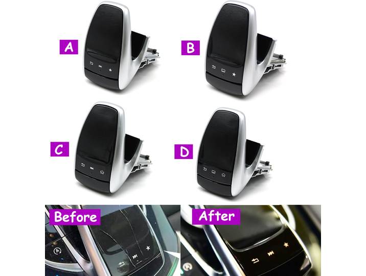 W205 W253 W166 W213 W447 Console de voiture écriture souris contrôleur protecteur pavé tactile assemblée pour BENZ C E GLC GLS GLE classe