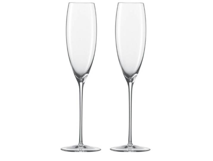 Zwiesel Glas Gläser-Set Enoteca Sektglas Set 2tlg, Kristallglas