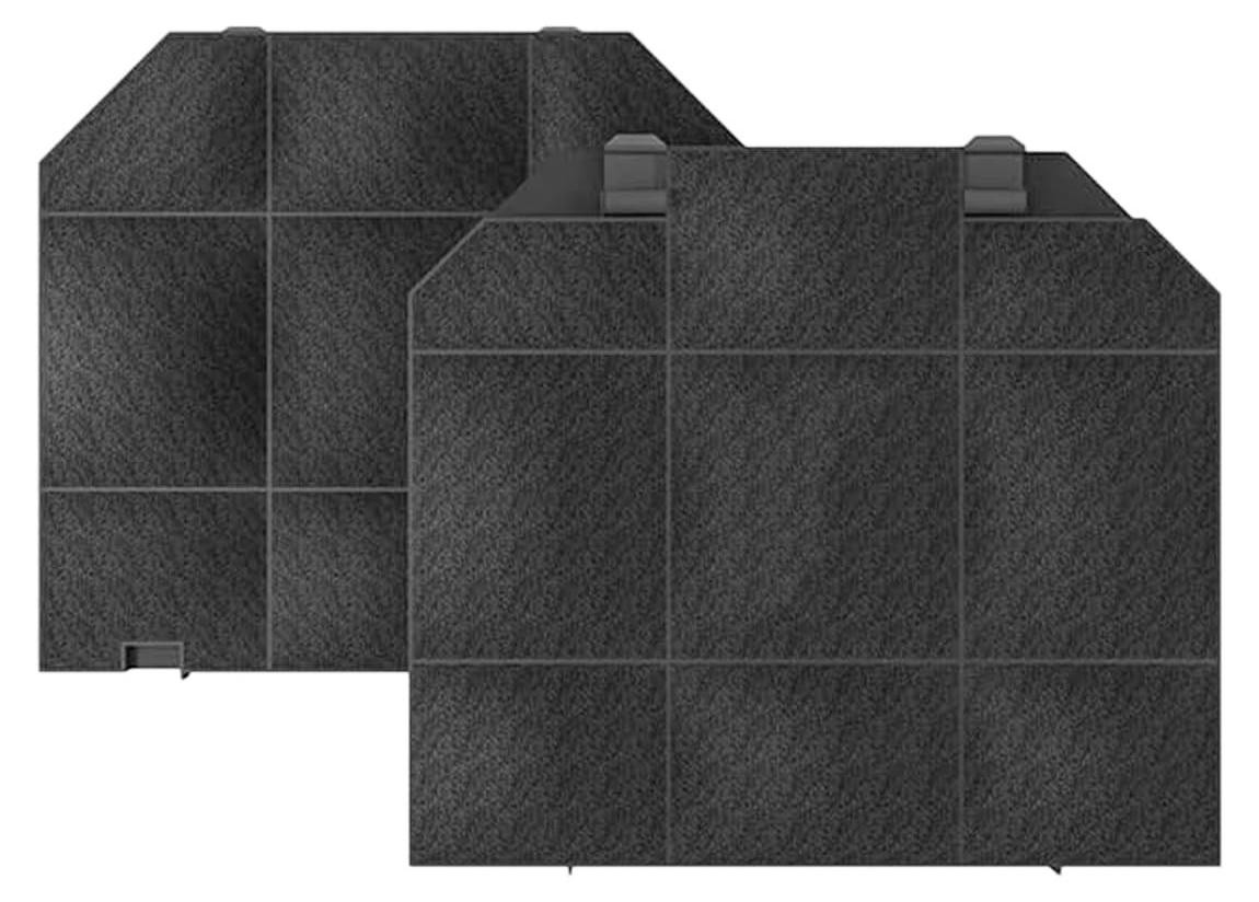 Set van 2 actieve koolfilters voor afzuigkappen