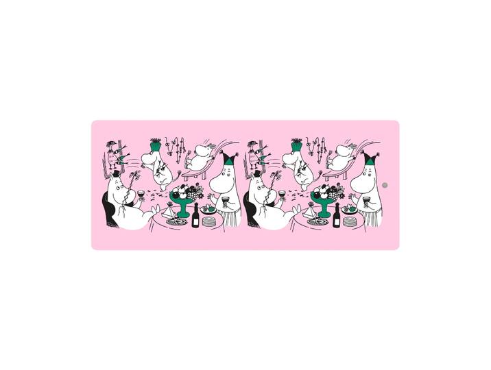 Opto Design Plateau de service Moomin 80 17x40 cm Rose