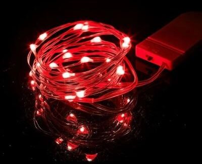 Uplift Picks Enchanting Battery Operated Fairy Lights For Magical Weddings Parties And Holidays red 3 M 30 Led